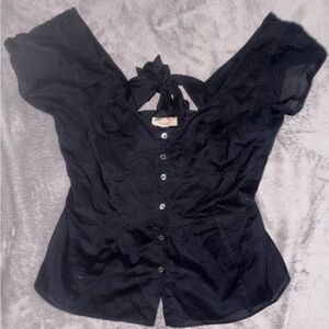 Burberry London RARE Y2K Vintage Babydoll Romantic Blouse